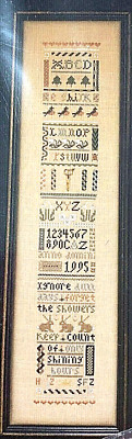 The Drawn Thread My Favorite Things Cross Stitch Chart with Embellishments