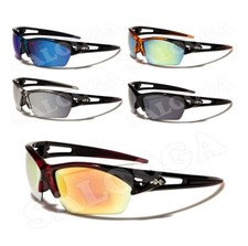 X Loop Sunglasses Sport Baseball Golf Mirror Half Frame Plastic Frames For Men.