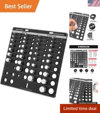 All-in-One Nut and Bolt Identifier 42 Sizes with Embedded Rulers & Drill Bits