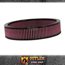 K&N AIR FILTER ELEMENT 14" X 3-1/6" FITS HOLLEY AIR CLEANER E-1650 - KNE-1650