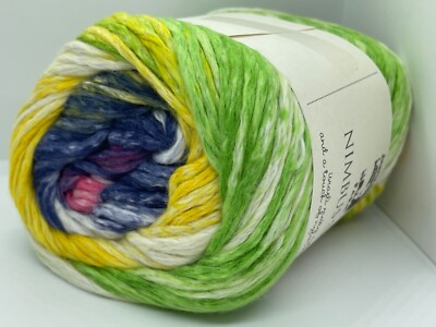 Juniper Moon Farm Nimbus 701 Rainbow Mt Bulky Mako Cotton Cake Yarn 100g 164y