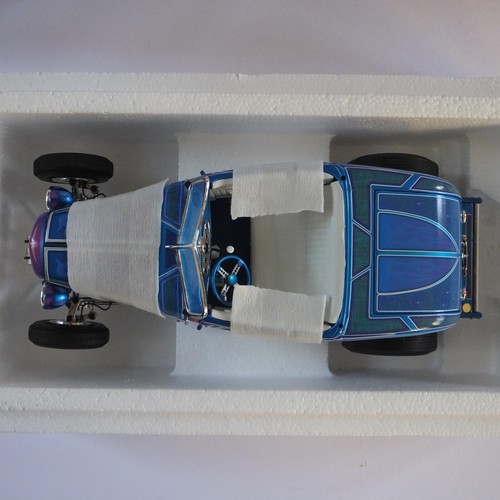 ACME 1/18 '32 Ford Roadster Hot Rod Blue Flame LTD A1805024 Nuevo Limitado GMP 501 - Imagen 9 de 13