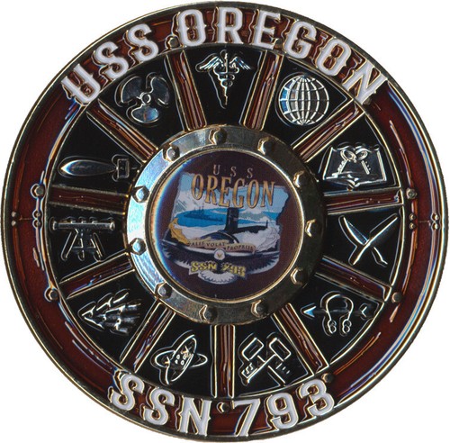 USS Oregon SSN 793 Commissioning Challenge Coin EBay