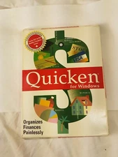 QUICKEN FOR WINDOWS PC SOFTWARE Big Box Complete 1993 version 3 computer