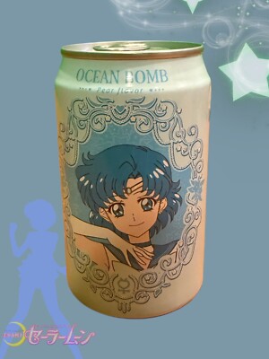 Sailor Moon Crystal Ocean Bomb Pear Flavor Sparkling Water 11.1 fl oz 330ml New