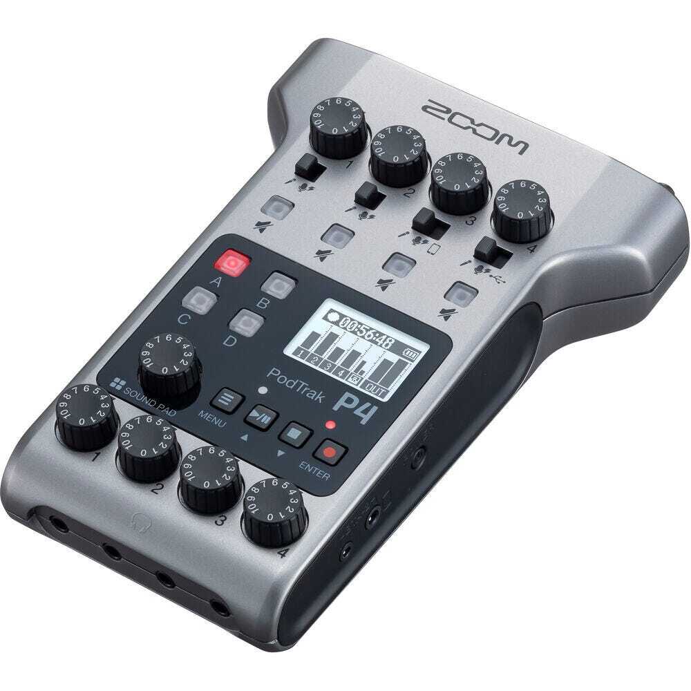 ZOOM ZP4 PodTrak P4 Podcast Recorder for sale online | eBay