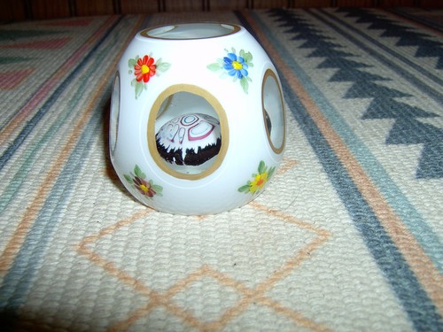 Vintage Murano Glass Faceted Overlay Millefiori 1+5 window paperweight - Picture 2 of 7