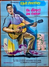 Original French Poster KID GALAHAD Elvis Presley Boxing 47x63 1962