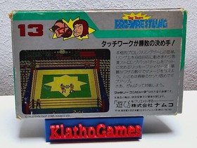 NES / Famicom - Tag Team Pro Wrestling GIAPPONE con scatola originale + ann.  X195