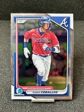 2024 Bowman Chrome Prospect  SABIN CEBALLOS  #BCP-130
