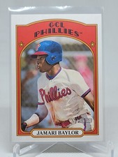 Jamari Baylor 2021 Topps Heritage Minors #125 Philadelphia Phillies E3B