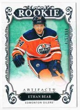 2018-19 ARTIFACTS ETHAN BEAR 475/999 EDMONTON OILERS #162