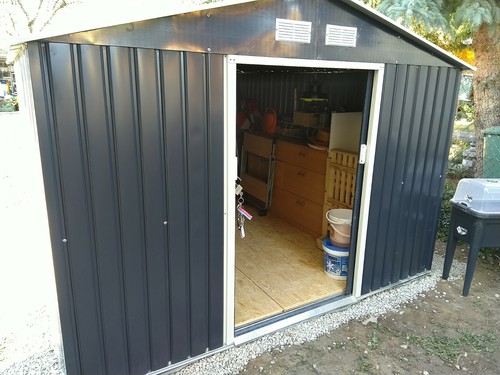 Juskys Metall XXL Gerätehaus Anthrazit online kaufen eBay