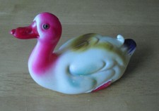 Large Vintage 1930s Celluloid Duck Animal Figure 3" Tall