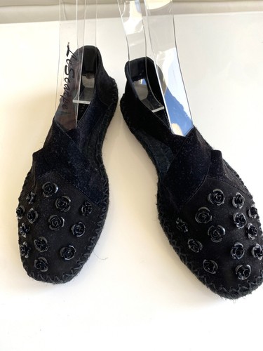 Leder Zara Damen Sneaker Mokassins 36 Espadrilles Wildleder - Bild 4 von 6