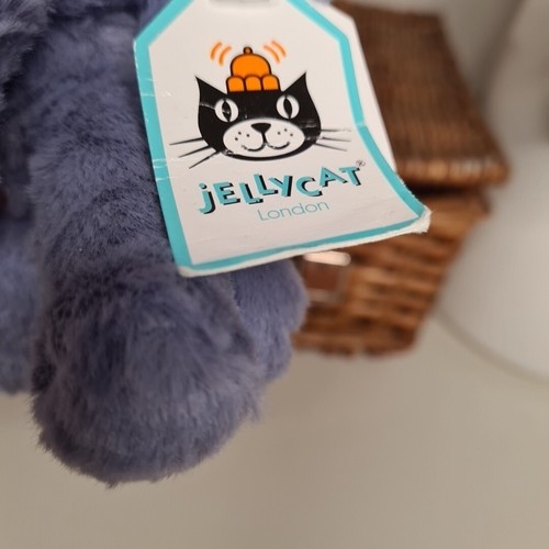 Jellycat Baby Fuddlewuddle Elephant with Tags Jellycat Fuddlewuddle Tiny Blue 5” - 第 7/13 張圖片