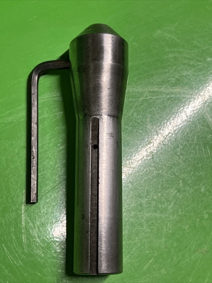 Vástago de taladro R8 roscado. Vástago de taladro R8 Bridge Port Arbor. "5"" de largo X 7/16 bits" Foto 2 de 4