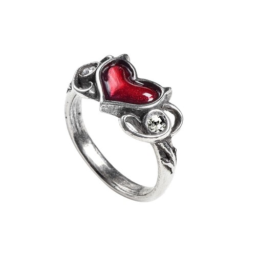Aranea Jetstone Ring Pewter R102 Alchemy Gothic | eBay