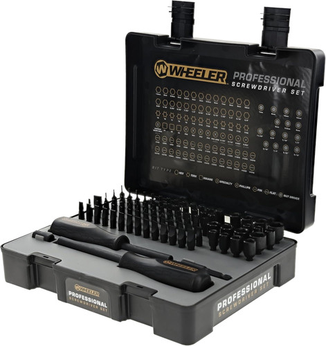 Wheeler Engineering 100-Piece Professional Screwdriver Set with Durable Construc