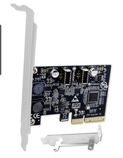 PCIE X4 to 2X 10Gbps Max Speed USB 3.1 GEN2 Type E Key A Ports Card, USB 3.1 ...