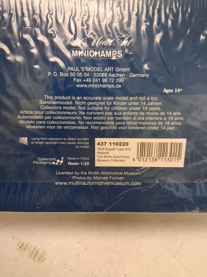 MULLLIN MINI'S 1939 Bugatti Tupe 57C Atalante - Image 4 of 4