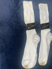 Gold Toe Men's Metropolitan White Crew Dress Socks - Lot of 2 - Shoe Sz 7.5 - 12