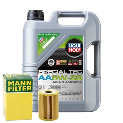 Motoröl 5W30 LIQUI MOLY Special Tec Aa 5L +MANN Ölfilter