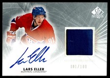 2011-12 SP AUTHENTIC LIMITED AUTO PATCH LARS ELLER 001/100