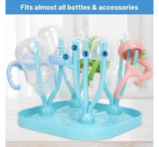 Baby Bottle Drying Rack Cleaning Accessories Blue