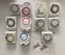 LOT Of 11 Electric Timers UNTESTED Timex Inte...