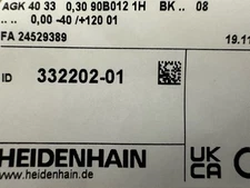 HEIDENHAIN output cable 0.30 meter ID 332202-51 ID 332202-01 new sealed in bag