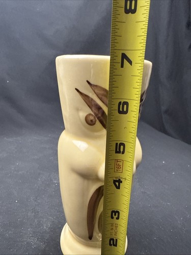 Tiki Mug Cup Vase Barware Man Cave Decor Tan Brown #DW118 Ceramic Fu Manchu - Picture 3 of 11