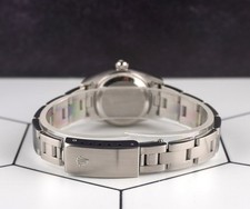 Rolex Oyster Perpetual 25mm Stainless Steel Red Dial Watch 67180 5