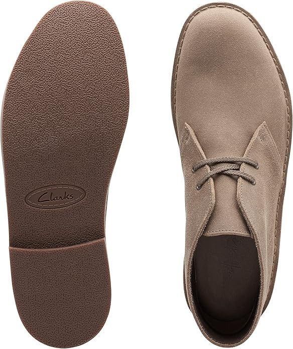 CLARKS BUSHACRE 2 TAUPE DISTRESSED US MEN 10 for sale online  display picture 2