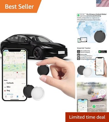 Smart Bluetooth Vehicle Trackers - 2 Pack with Lost Mode & Left-Behind Alerts