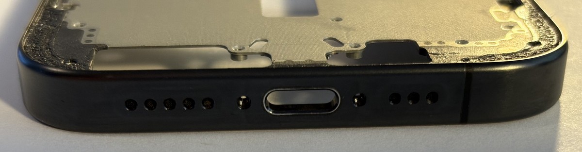 Apple iPhone 15 Pro Titanium Frame Housing Chassis OEM Genuine