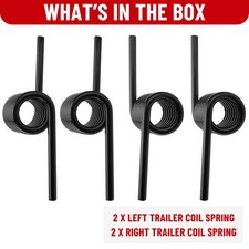 2 Pair of Heavy Duty Trailer Ramp Springs 2,000 lb Left  Right 1-1/2" ID