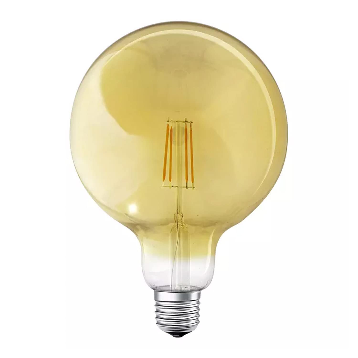 Ampoule connectée E27 6W variable de 2400K au verre ambré - 2