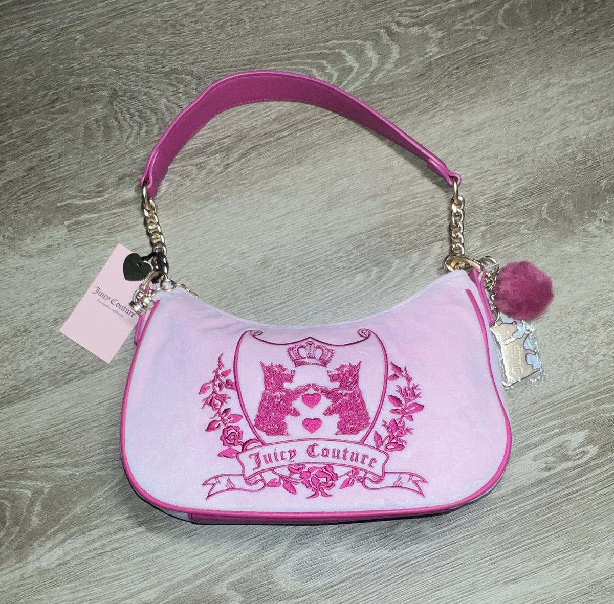 Juicy Couture Embroidered Pink Bags & Handbags for Women for sale