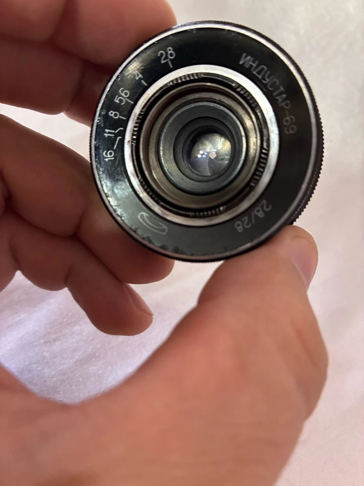 Objetivo Industar-69 28 мм f 2,8 M39 gran angular la URSS Foto 3 de 4