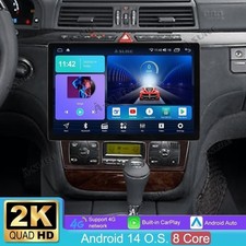 13.1"4+64GB Android 14 Autoradio 2K GPS Navi f&uuml;r Mercedes S/CL Klasse W220 W215