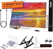 Diamond Art Painting A4 LED Light Pad - Dimmable Light Board Kit, Apply to Full