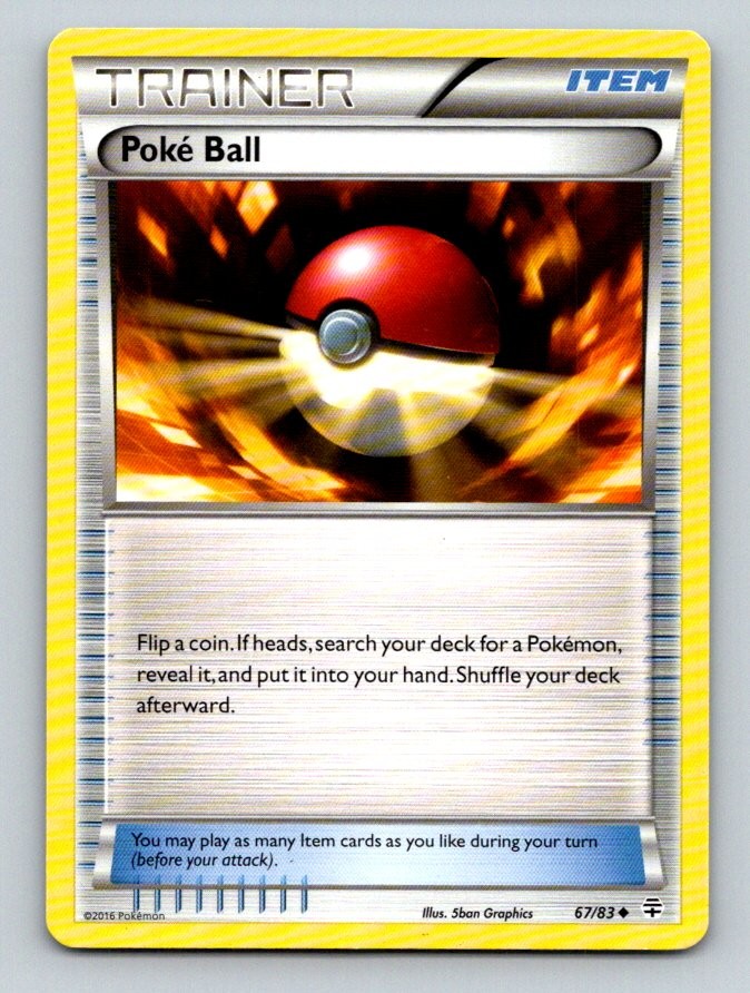 Poke Ball 67/83 Uncommon Generations Pokemon Lightly Played