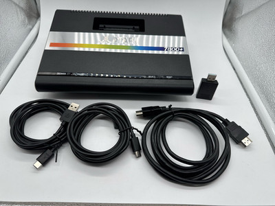 Deep Silver Atari 7800+ Console Wireless Controller HDMI Output Black