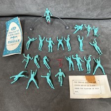 Ideal Big Top 3 Ring Circus Program and figures - vintage not Marx