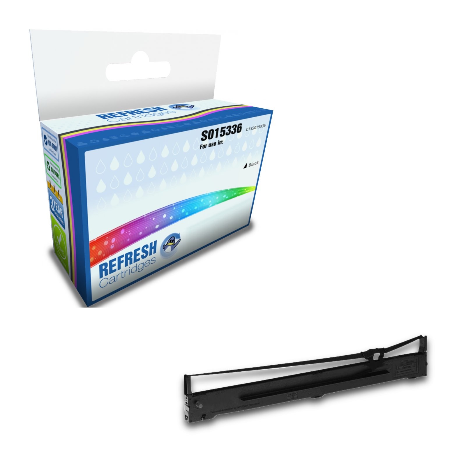 Refresh Cartridges Black S015336 Ink Compatible With Epson Printers