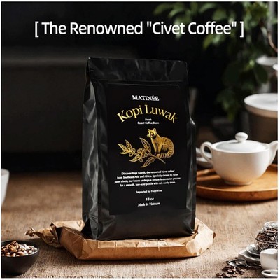 Unique Wild Civet Cat Coffee, Sustainably Sourced