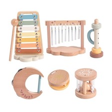 Musical Learning Toy for Babies 18 Months Safe Wooden Percussion Set