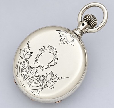 HÜBSCHE SCHWERE WALTHAM APPLETON TRACY 5oz STERLINGSILBER TASCHENUHR ''1883''