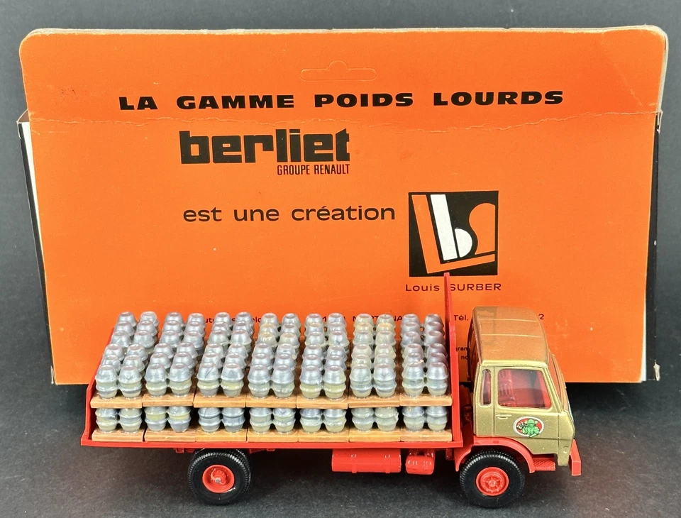 LBS ELIGOR BERLIET GR 190 CAMION BRASSEUR KANTERBRAU + BOITE - Photo 2/4